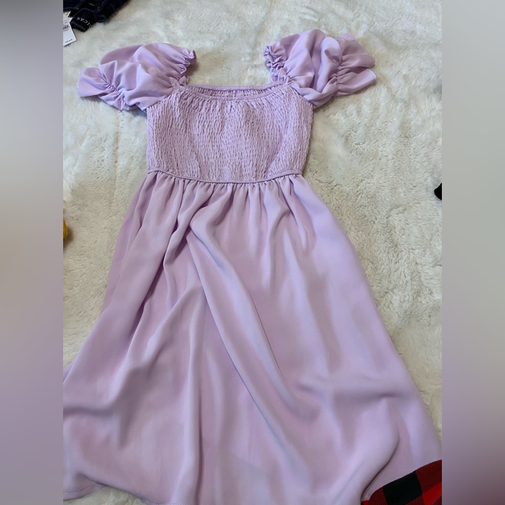 Purple tshirt dress